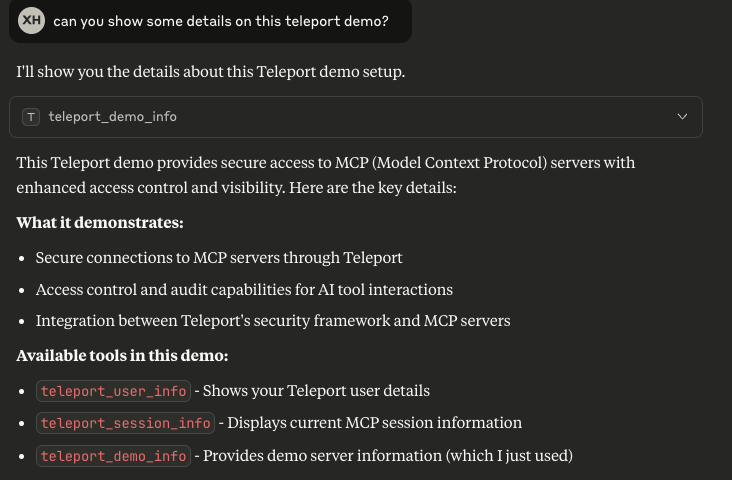 Demo Server Claude Desktop